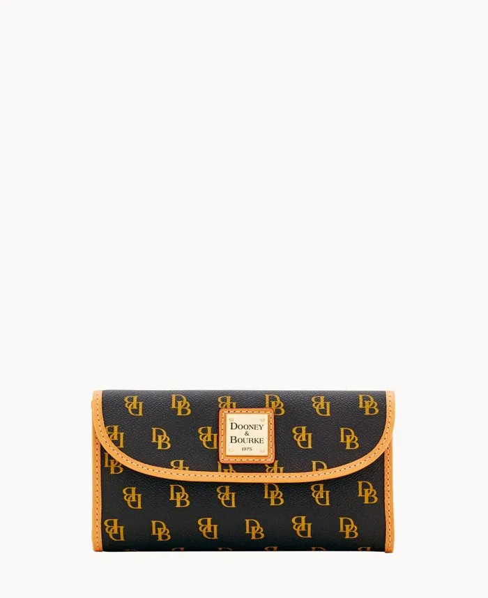 ManWoman Blakely Continental Clutch Brown Tmoro Dooney and Bourke Wallets