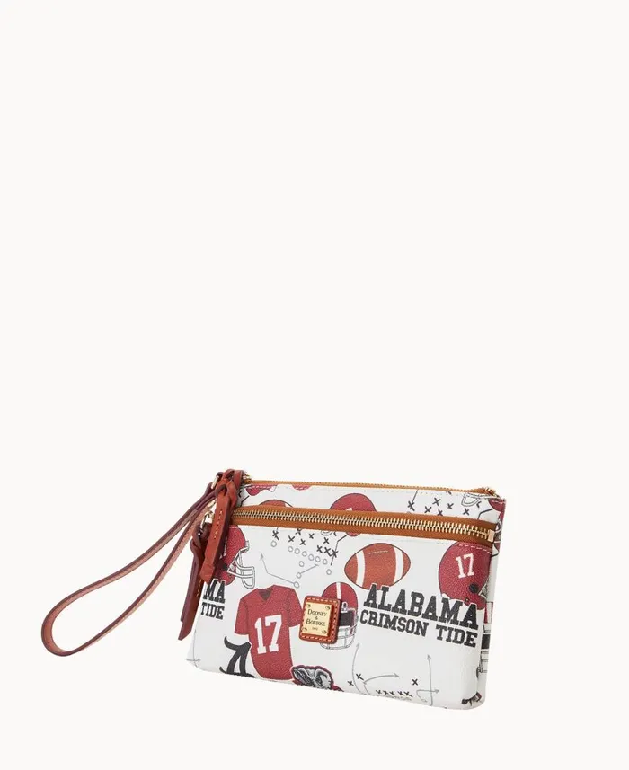 ManWoman Collegiate University Of Alabama Double Zip Wristlet University Of Alabam Dooney and Bourke Wallets ManWoman Collegiate University Of Alabama Double Zip Wristlet University Of Alabam Dooney and Bourke Wallets