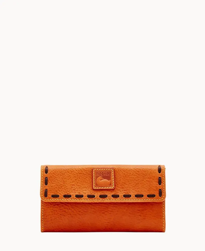 ManWoman Florentine Continental Clutch Natural Dooney and Bourke Wallets