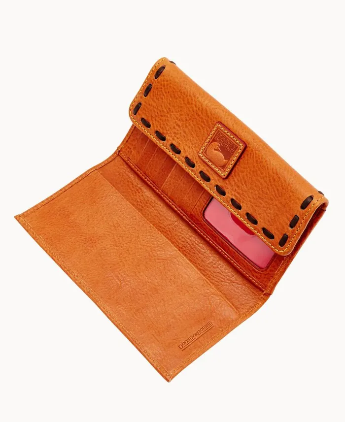 ManWoman Florentine Continental Clutch Natural Dooney and Bourke Wallets ManWoman Florentine Continental Clutch Natural Dooney and Bourke Wallets
