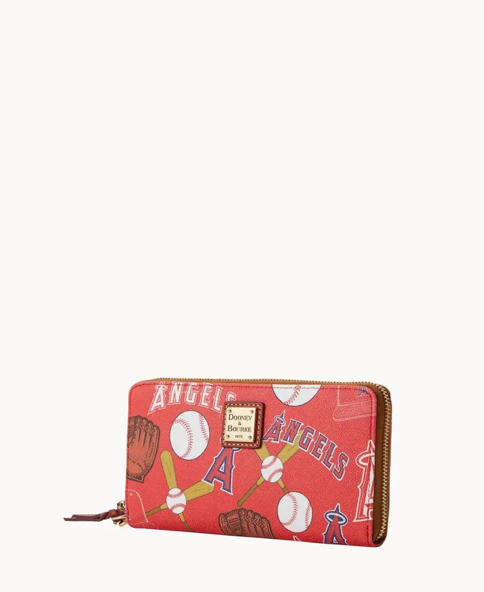 ManWoman MLB Angels Large Zip Around Wristlet Angels Dooney and Bourke Wallets ManWoman MLB Angels Large Zip Around Wristlet Angels Dooney and Bourke Wallets