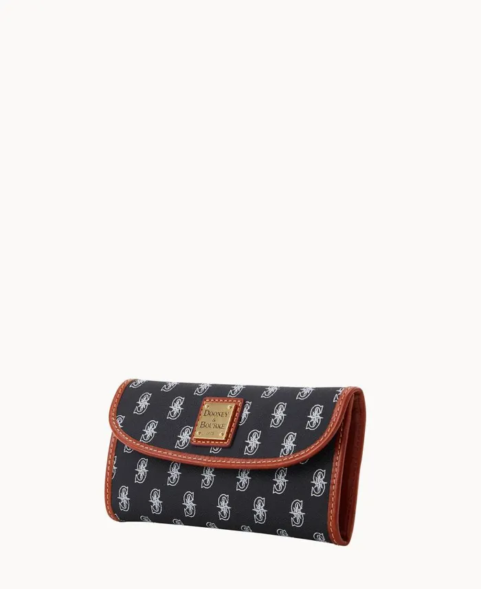ManWoman MLB Mariners Continental Clutch Mariners Dooney and Bourke Wallets ManWoman MLB Mariners Continental Clutch Mariners Dooney and Bourke Wallets