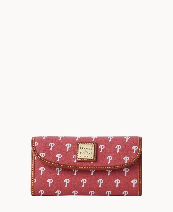 ManWoman MLB Phillies Continental Clutch Phillies Dooney and Bourke Wallets