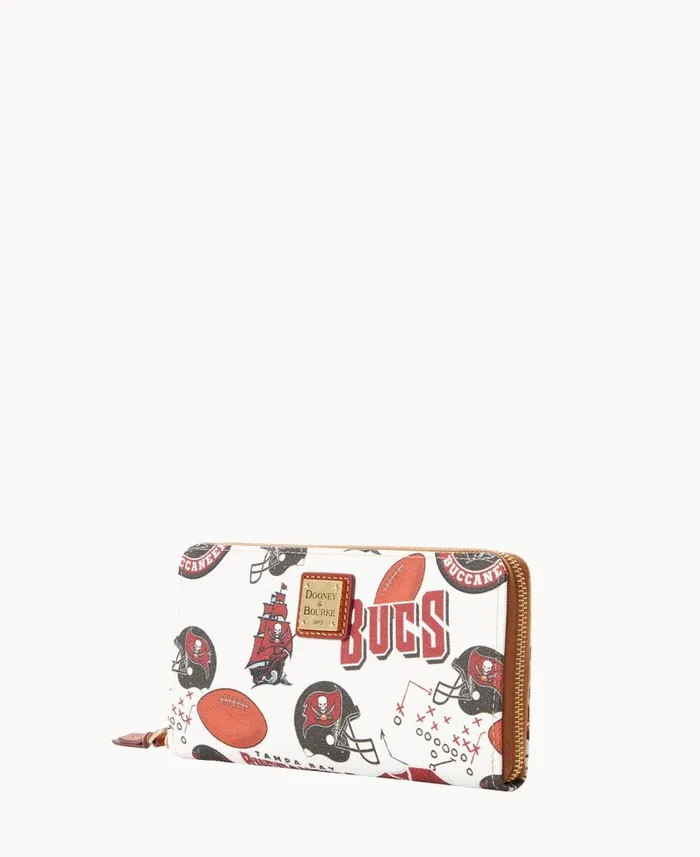 ManWoman NFL Buccaneers Large Zip Around Wristlet Buccaneers Dooney and Bourke Wallets ManWoman NFL Buccaneers Large Zip Around Wristlet Buccaneers Dooney and Bourke Wallets