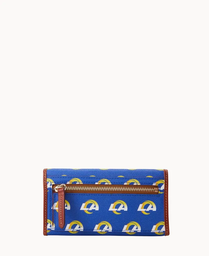 ManWoman NFL Rams Continental Clutch Rams Dooney and Bourke Wallets ManWoman NFL Rams Continental Clutch Rams Dooney and Bourke Wallets