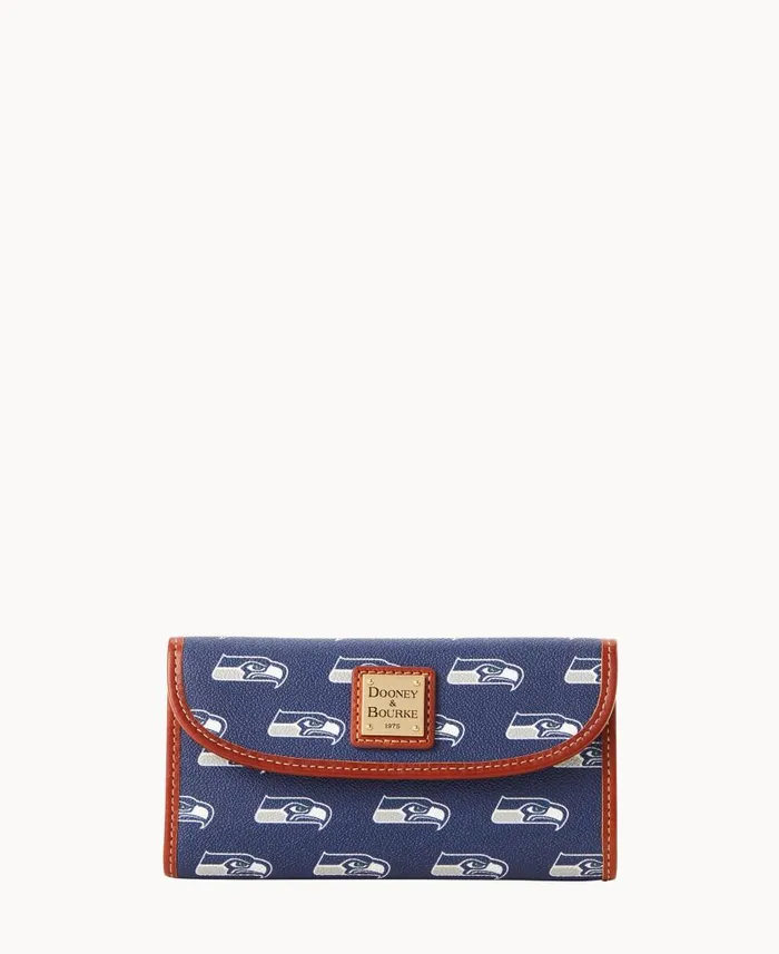 ManWoman NFL Seahawks Cont Clutch Seahawks Dooney and Bourke Wallets