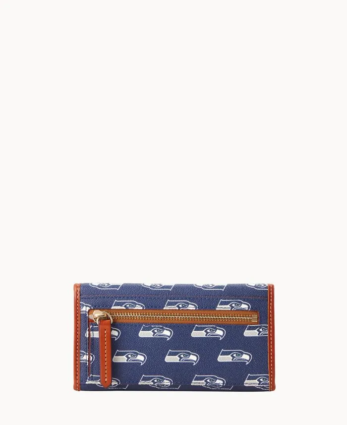 ManWoman NFL Seahawks Cont Clutch Seahawks Dooney and Bourke Wallets ManWoman NFL Seahawks Cont Clutch Seahawks Dooney and Bourke Wallets