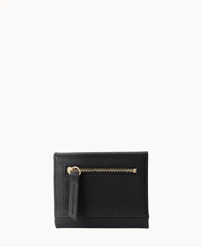 ManWoman Saffiano Small Flap Credit Card Wallet Black Dooney and Bourke Wallets ManWoman Saffiano Small Flap Credit Card Wallet Black Dooney and Bourke Wallets