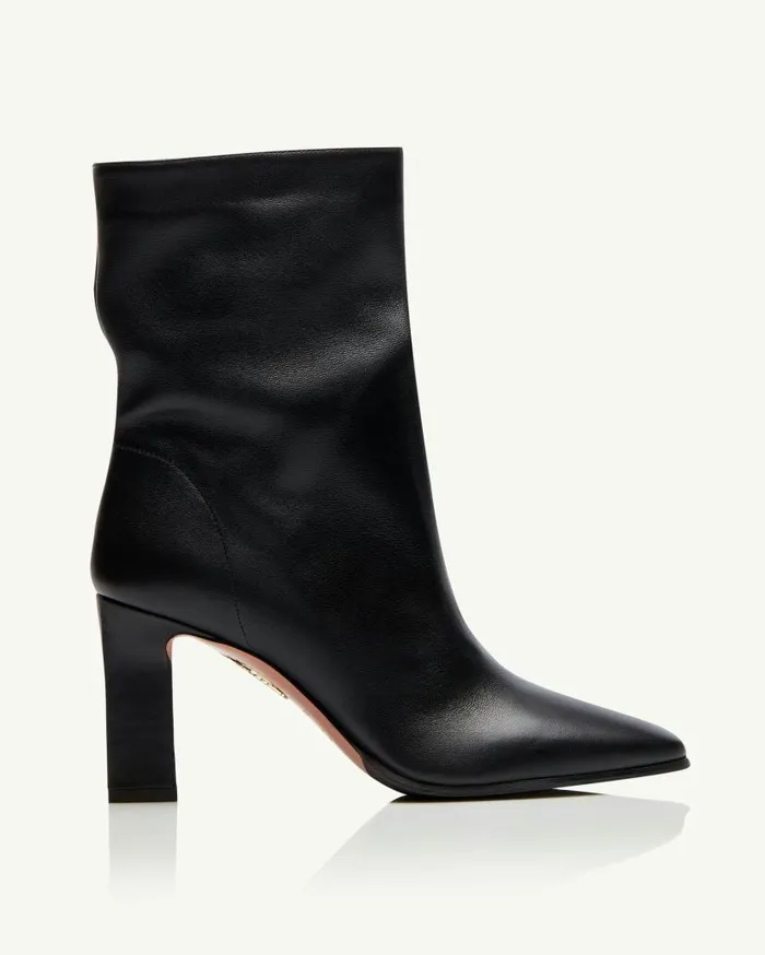 Manzoni Bootie 85 Black Women Aquazzura Booties Manzoni Bootie 85 Black Women Aquazzura Booties