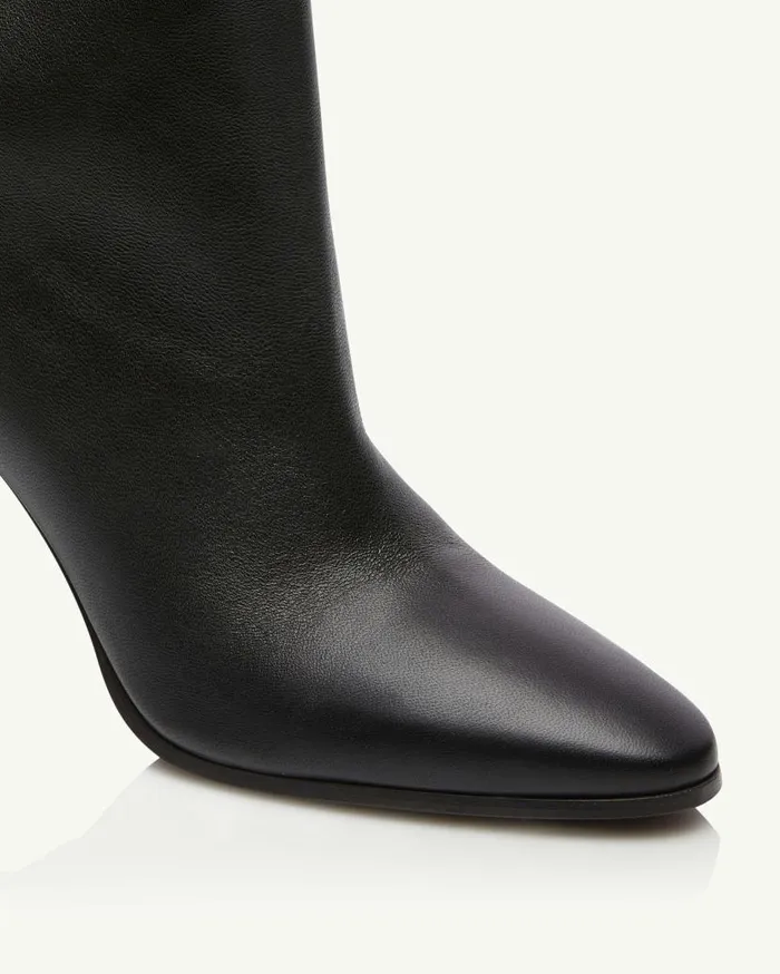 Manzoni Bootie 85 Black Women Aquazzura Booties Manzoni Bootie 85 Black Women Aquazzura Booties