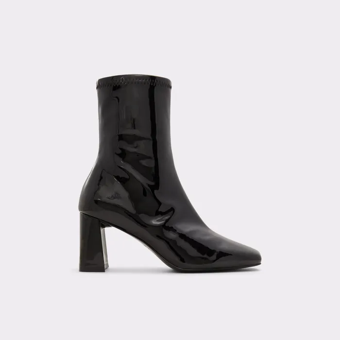 Marcella Black Synthetic Patent Women ALDO Boots