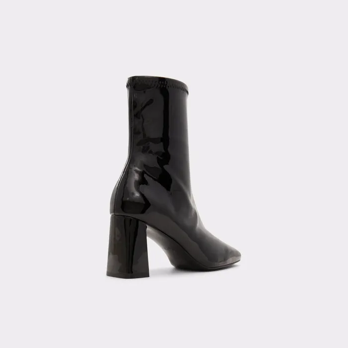 Marcella Black Synthetic Patent Women ALDO Boots