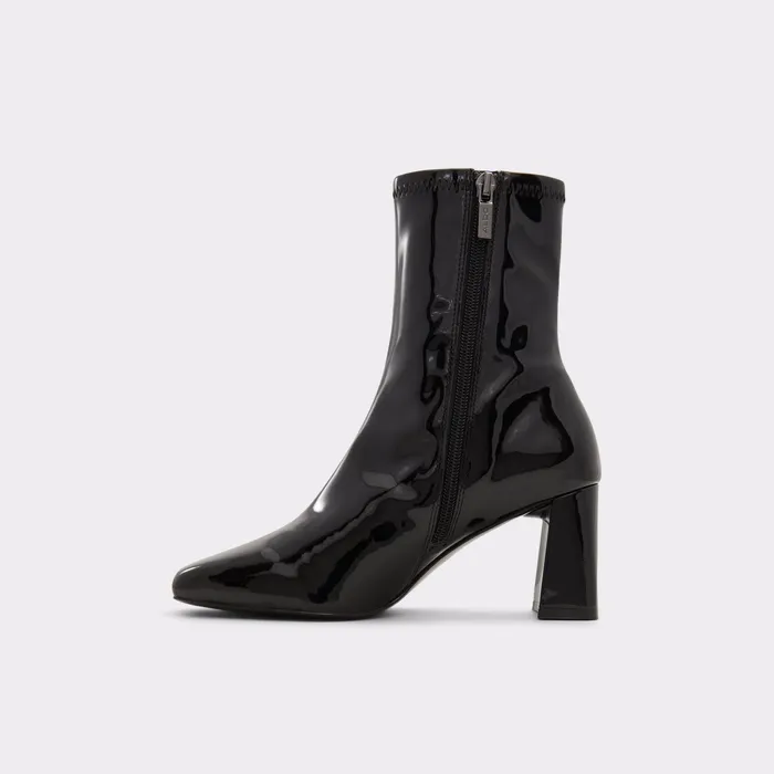 Marcella Black Synthetic Patent Women ALDO Boots