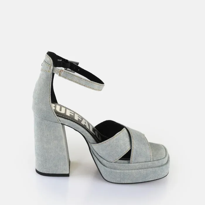 May Cross Denim Buffalo Heels May Cross Denim Buffalo Heels
