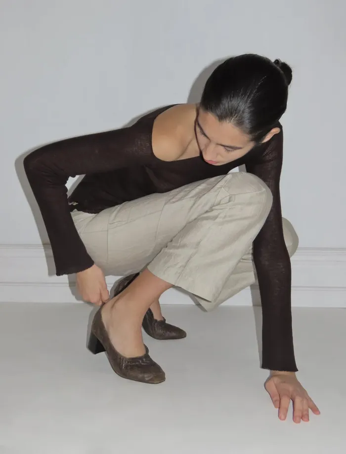 Medora Dark Brown Women Paloma Wool Pumps