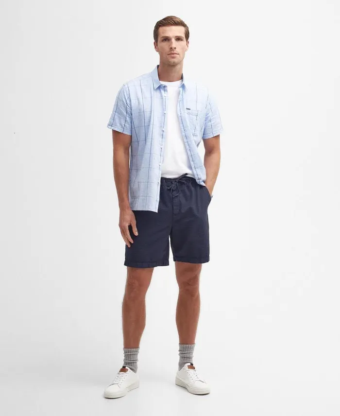 Melbury Shorts Dusty Green Men Barbour Trousers and Shorts