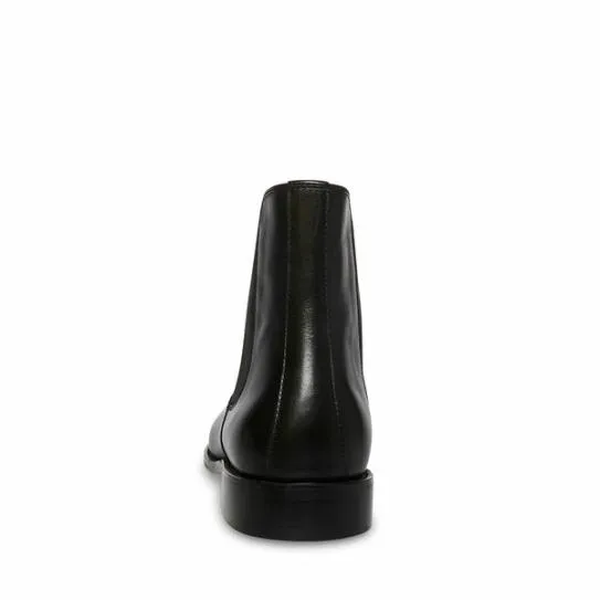 Men039s ADAMO BLACK LEATHER Black Leather Steve Madden Boots Men039s ADAMO BLACK LEATHER Black Leather Steve Madden Boots