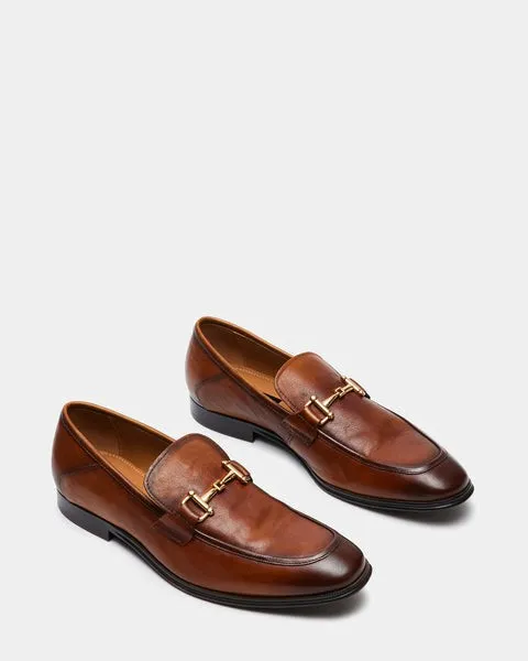 Men039s ARCHEE COGNAC LEATHER Cognac Leather Steve Madden Loafers Men039s ARCHEE COGNAC LEATHER Cognac Leather Steve Madden Loafers