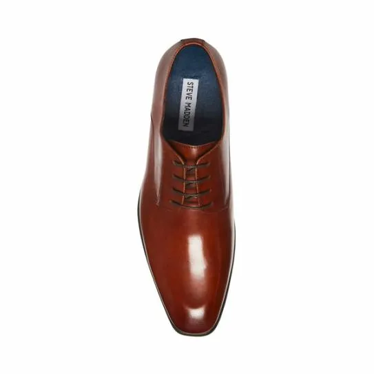 Men039s BEAUX COGNAC LEATHER Cognac Leather Steve Madden Dress Men039s BEAUX COGNAC LEATHER Cognac Leather Steve Madden Dress