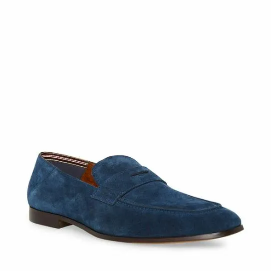 Men039s EDDYSON NAVY SUEDE Navy Suede Steve Madden Loafers Men039s EDDYSON NAVY SUEDE Navy Suede Steve Madden Loafers