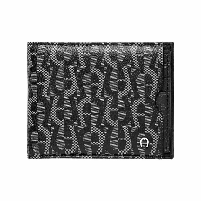Men Aigner Wallets Icon Cover Wallet