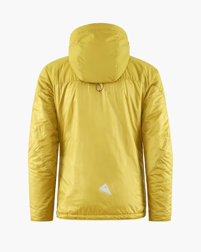 Men Alv Primaloft Hooded Jacket Dusty Yellow Klttermusen Down and Insulated Jackets