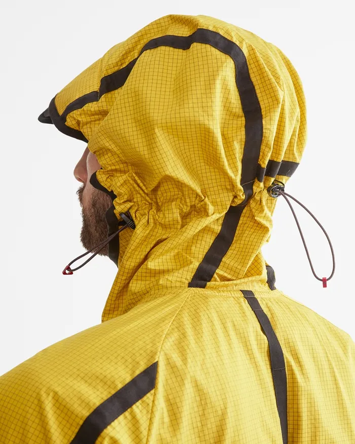Men Ansur Windproof Parka Sulphur Raven Klttermusen Wind Resistant Jackets