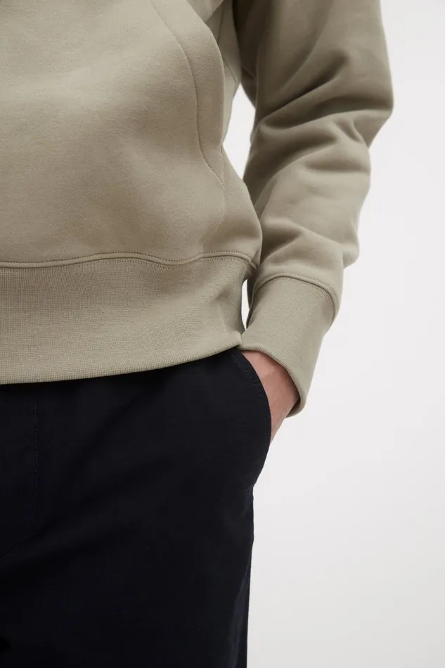 Men Arne Relaxed Organic Brushed Fleece Large N Hoodie Clay Norse Projects Sweatshirts