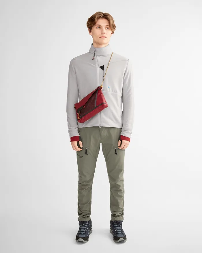 Men Arngrim Wuru Zip Klttermusen Off The Mountain Collection Dove Grey Klttermusen Fleeces and Sweaters