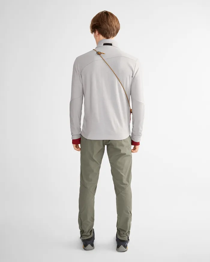 Men Arngrim Wuru Zip Klttermusen Off The Mountain Collection Dove Grey Klttermusen Fleeces and Sweaters