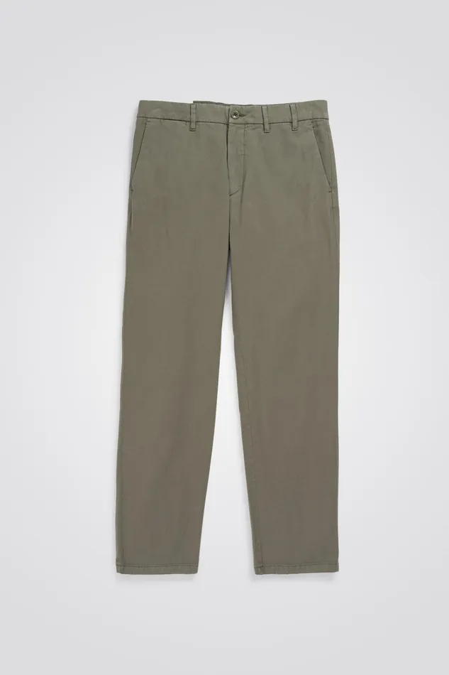 Men Aros Regular Light Stretch Chino Dried Sage Green Norse Projects Trousers