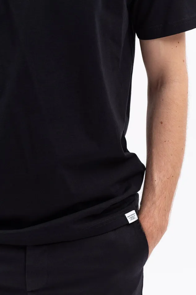 Men Aros Slim Light Stretch Chino Black Norse Projects Trousers
