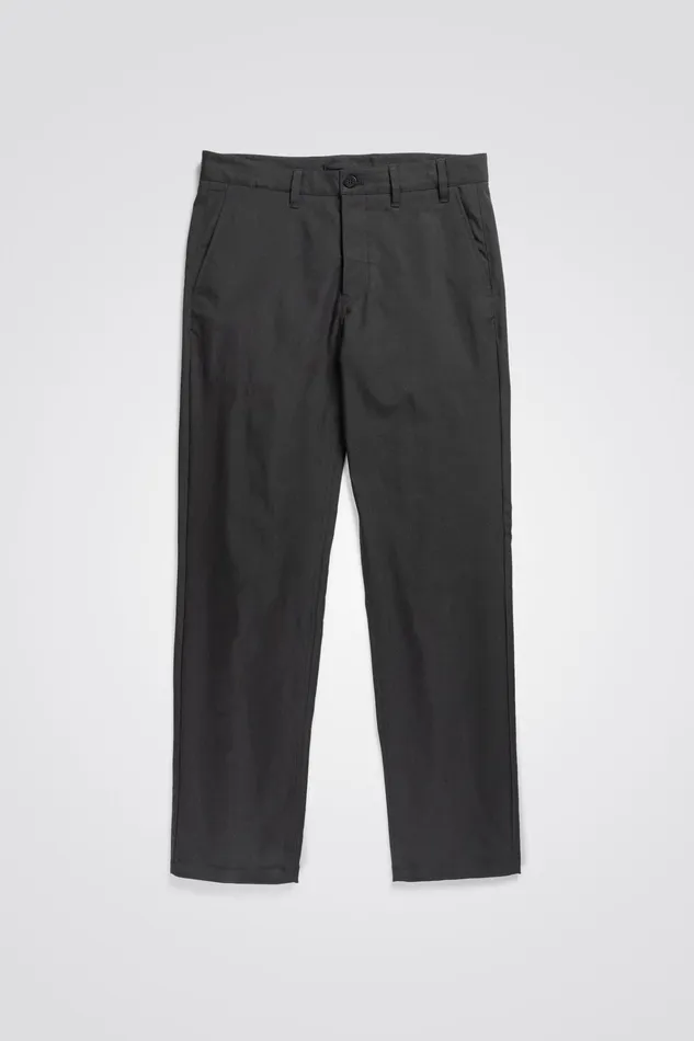 Men Aros Solotex Chino Black Norse Projects Trousers