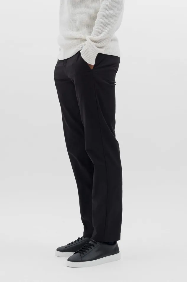 Men Aros Solotex Chino Black Norse Projects Trousers