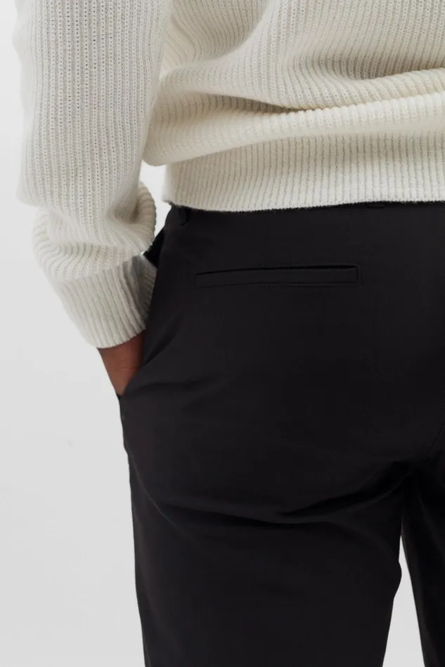 Men Aros Solotex Chino Black Norse Projects Trousers