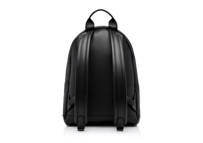 Men Backpacks Tom Ford Grain Leather Buckley Backpack Midnight Blue Black Men Backpacks Tom Ford Grain Leather Buckley Backpack Midnight Blue Black