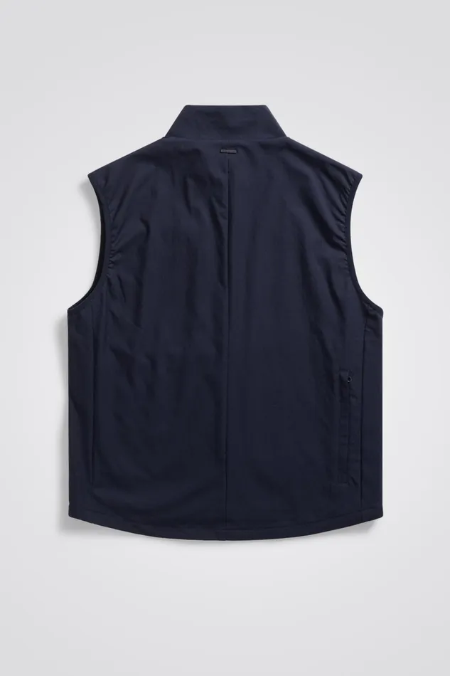 Men Birkholm Solotex Twill Vest Dark Navy Norse Projects Outerwear