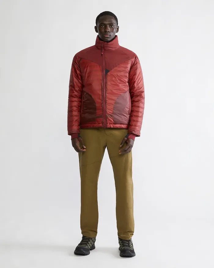 Men Brokk Levitend Jacket Klttermusen Off The Mountain Collection Dark Russet Klttermusen Down and Insulated Jackets