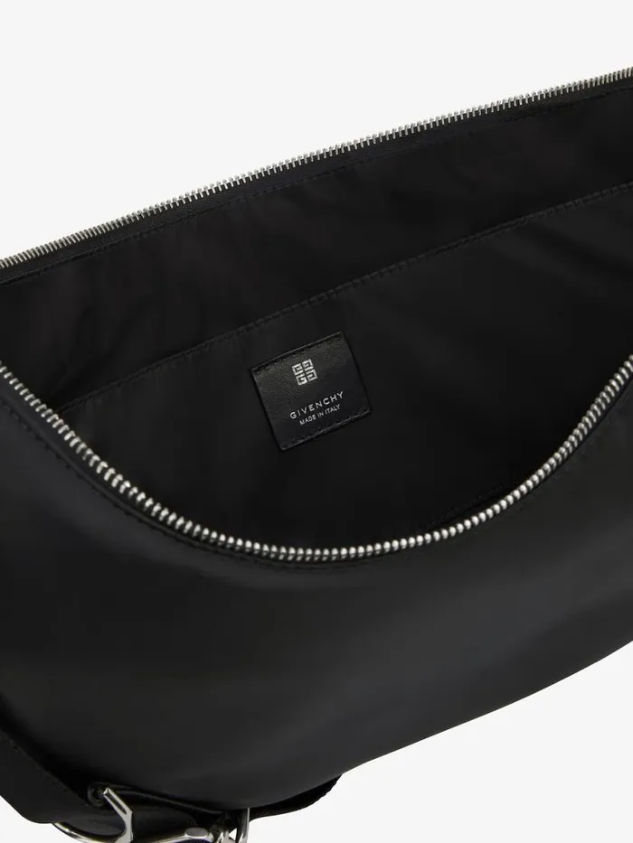 Men Crossbody Bags Givenchy Voyou Crossbody Bag In Nylon Black Men Crossbody Bags Givenchy Voyou Crossbody Bag In Nylon Black