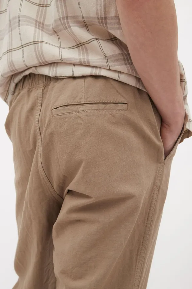 Men Ezra Relaxed Cotton Linen Trouser Clay Norse Projects Trousers