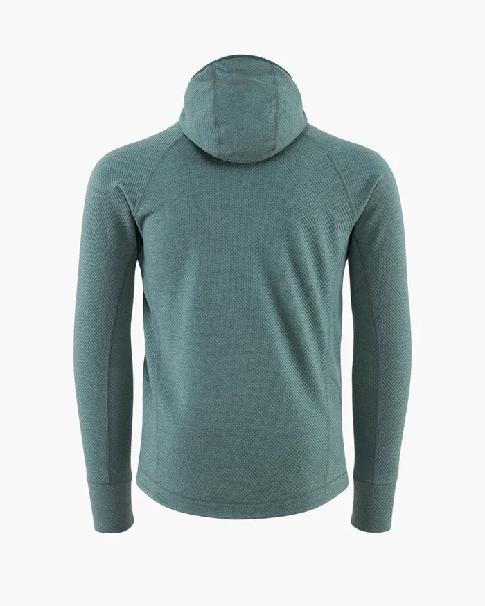 Men Huge Norna Mid Layer Hoodie Frost Green Klttermusen Fleeces and Sweaters