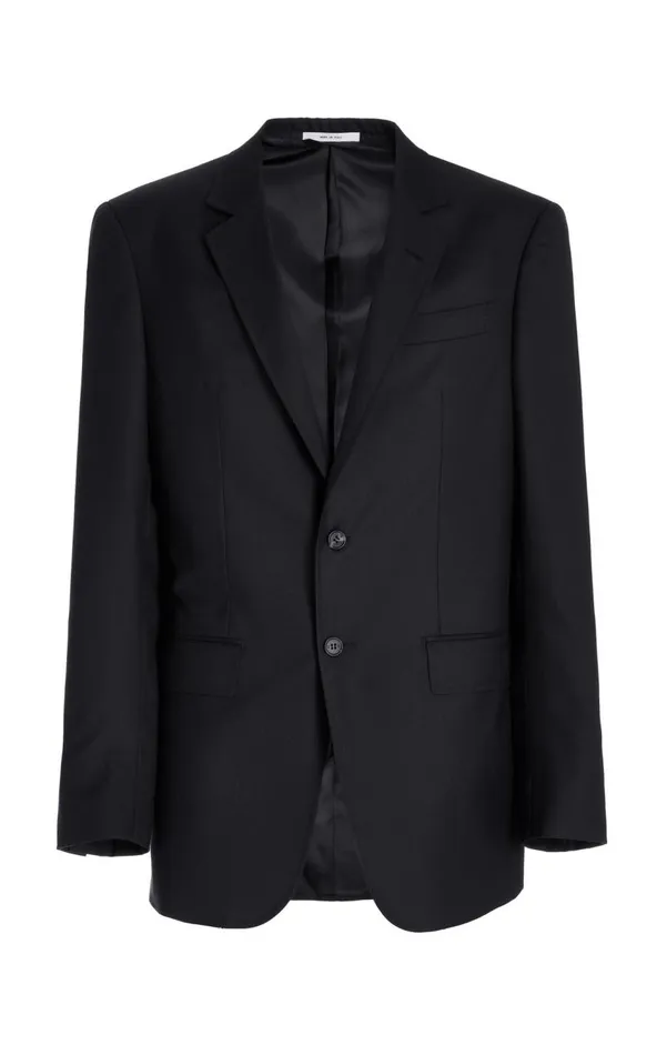 Men Jackets and Outerwear Gabriela Hearst Irving Jacket In Black Virgin Wool