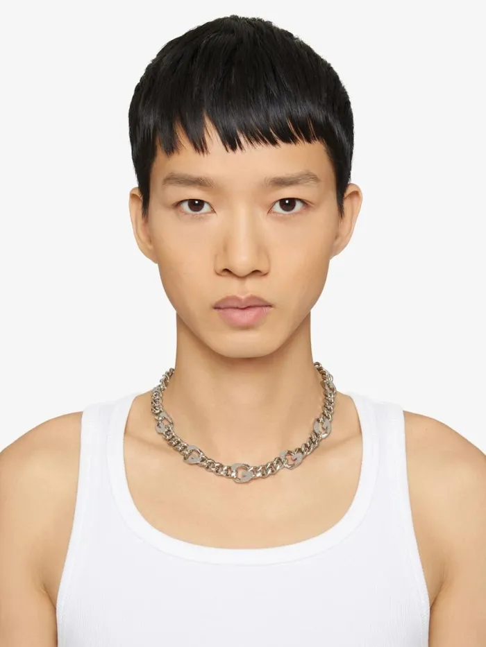 Men Jewelry Givenchy G Chain Necklace In Metal Silvery Men Jewelry Givenchy G Chain Necklace In Metal Silvery