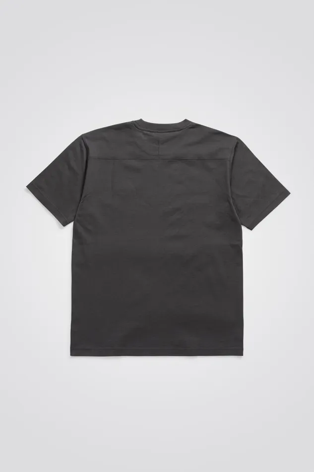 Men Johannes N Logo Tshirt Battleship Grey Norse Projects TShirts