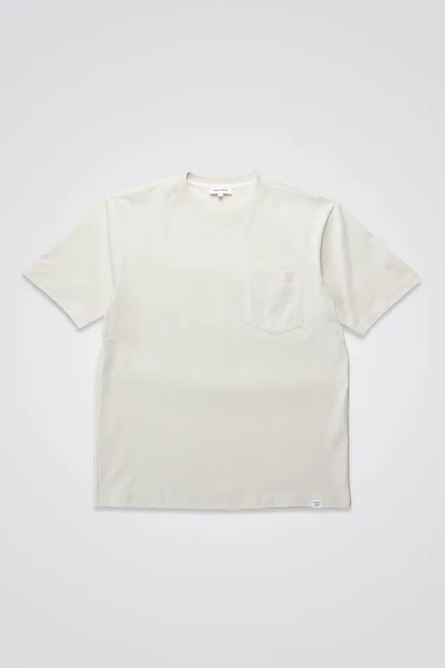 Men Johannes Standard Pocket SS Lucid White Norse Projects TShirts