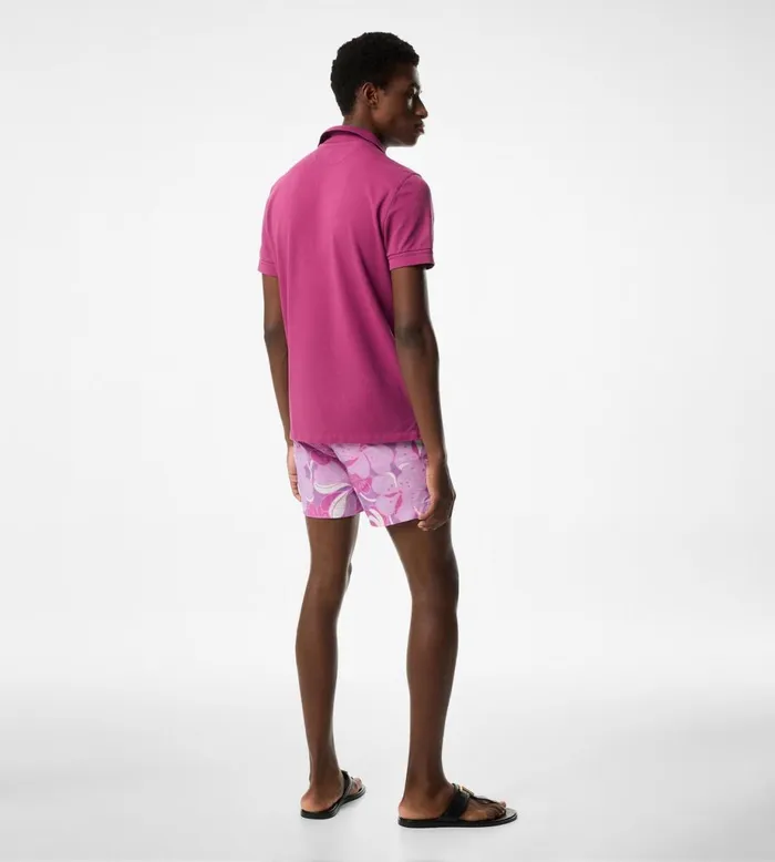 Men Knitwear Tom Ford Tennis Piquet Polo Magenta Men Knitwear Tom Ford Tennis Piquet Polo Magenta