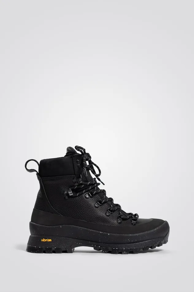 Men Leather Hiking Boot Black Norse Projects Footwear
