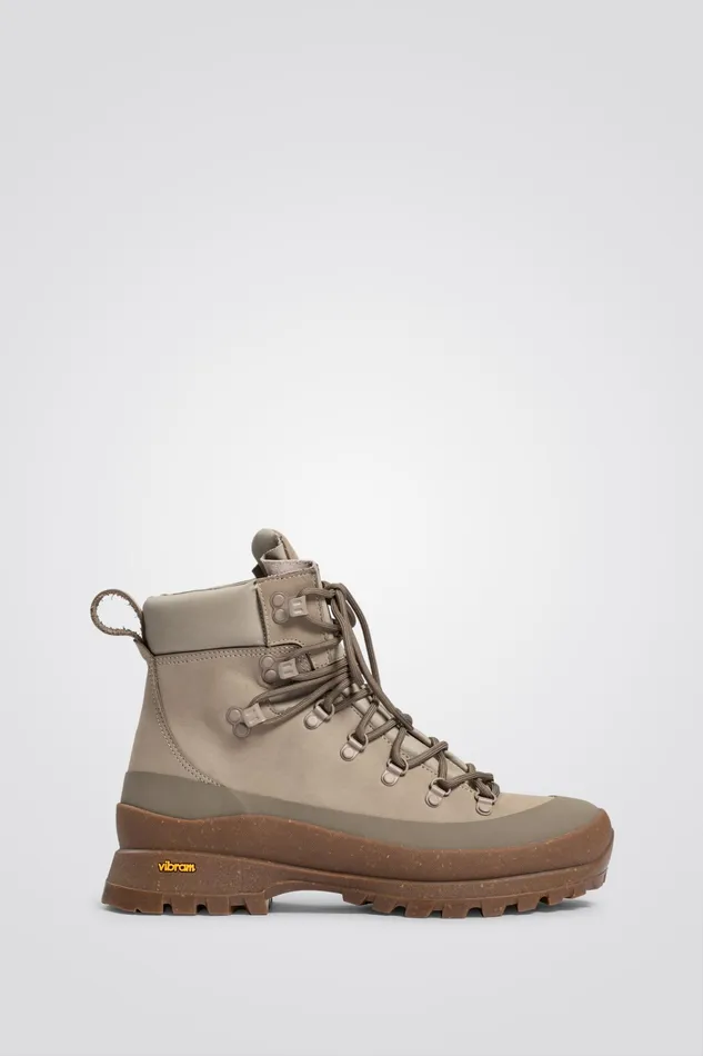 Men Leather Hiking Boot Khaki Norse Projects Footwear