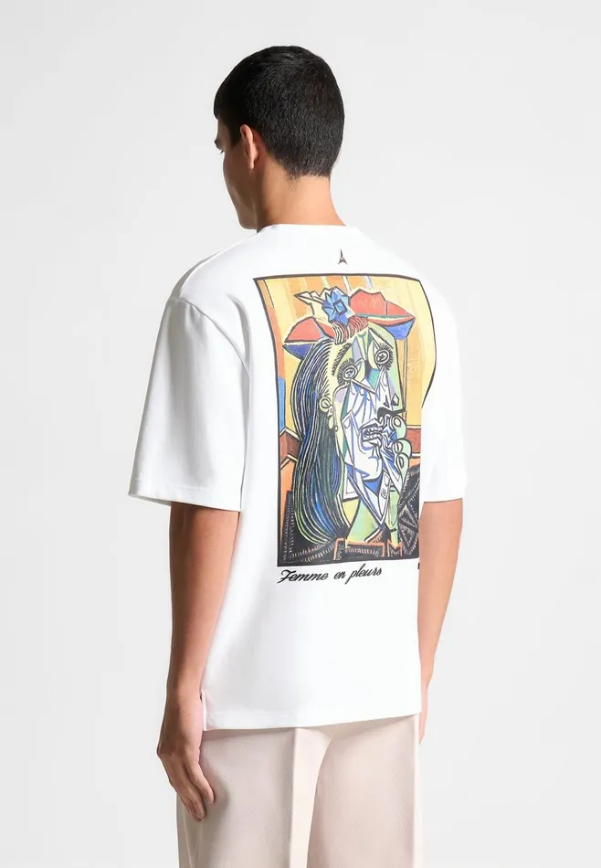 Men Manire De Voir Picasso TShirt White