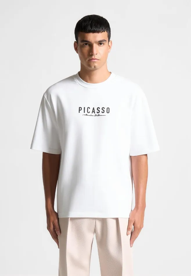 Men Manire De Voir Picasso TShirt White